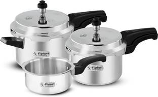 Flipkart SmartBuy Elite 2 L, 3 L, 5 L Outer Lid Induction Bottom Pressure Cooker