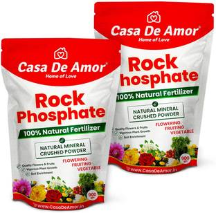 Casa De Amor Rock Phosphate Fertilizer All Purpose Crushed Powder for Plants Fertilizer