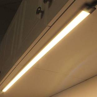 Varnet 1 Feet (12") LED Tube/Profile for Cabinet/Counter Light - Warm White (Golden) Straight Linear LED Tube Light