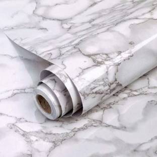 RPVENTERPRISE Vinyl Decorative White Wallpaper