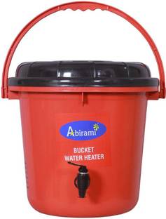 Abirami 1 L Instant Water Geyser (Instant Bucket Water Heater-SHOCKPROOF Power saving Low Electricity Bill, Red)