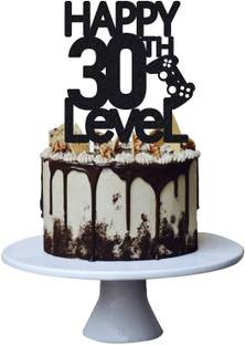 Festiko Festiko Level 30th Birthday Cake Topper for Man Vi Cake Topper