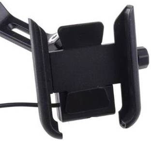 meenu arts METAL MOBILE HOLDER WITH Charger With 360 Degree Rotation 5 A Bike Mobile Charger