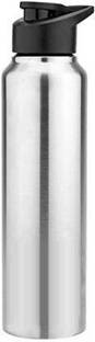 fastgear Stainless Steel Sleek Fridge Water Bottle with Sipper for Home/Office/SchoolKids 1000 ml Bottle
