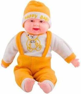 Globular Big Size Hapiy Baby Laughing Doll with Touch Sensor and Musical Sound for Kids