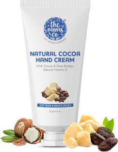 The Moms Co. Natural Cocoa Hand Cream with Shea Butter & Vitamin E |Soften Rough Dry Skin