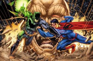 Comics Batman Vs. Superman Batman Superman ON FINE ART PAPER HD QUALITY WALLPAPER POSTER Fine Art Print