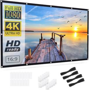 royality Projector Screen 150" 16:9 HD Foldable Anti-Crease Projection for Home Theater Projector Screen (Width 304 cm x 243 cm Height)