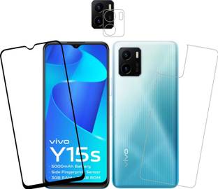 Vatsin Front and Back Tempered Glass for ViVO Y15s