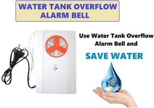AIMERS Water Tank Overflow Bell/ Water Alarm Bell with Hindi & English Announcement Wired Sensor Security System