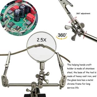 akptools Adjustable Alligator Clips Helping Hands Soldering Station Third Hand Soldering 0 W Simple