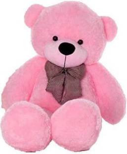 Swag Traders Long Soft Lovable huggable Cute Giant Life Size Teddy Bear washable Child Safe Best for Birthday Gift valentine Gift for Girlfriend 6 FEET PINK  - 182 cm