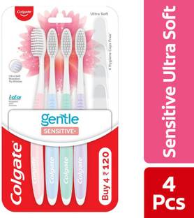 Colgate Sensitive Soft Bristles - 4 Pcs Ultra Soft Toothbrush