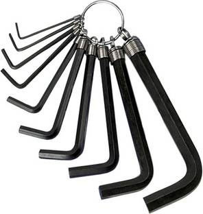 Gauba Traders 10Pc Allen Hex Key Allen Key Set