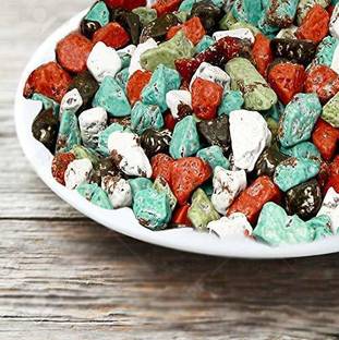 Organic Purify Rock Candy - Stone Candy Milk Stone Chocolate Rock Shape Chocolate 200GM Plain