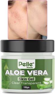 Pelle Beauty Aloevera Face Gel _For Skin Lightening and Glowing Skin_Pure Transferent 100gm