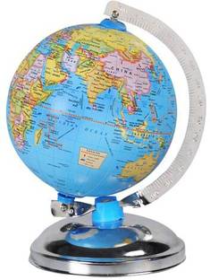 GeoKraft Globe for Kids,Educational World Globe for Kids/Office Globe/Globes for Students Desk & Table top Political World Globe