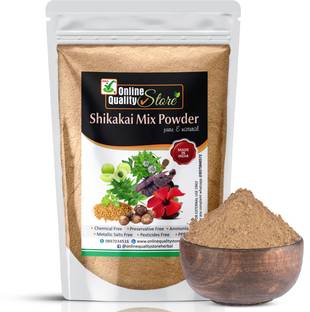 Online Quality Store Shikakai mix powder for hair|Natural And Double Filtered Shikai Mix dry shampoo