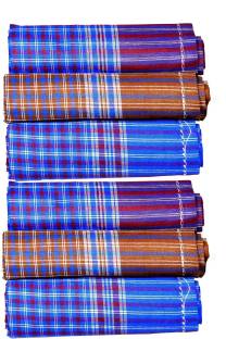 NIFTER Multi Checkered Formal cotton Handkerchief ["Multicolor"] Handkerchief