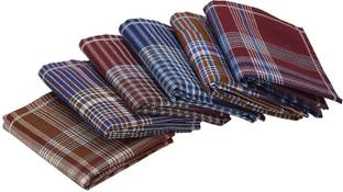NIFTER 100% Cotton Premium Collection Handkerchiefs For Men ["Multicolor"] Handkerchief