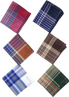 NIFTER Multicolor Men's Cotton checks Handkerchief ["Multicolor"] Handkerchief