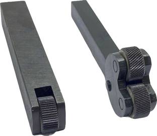 SAMENX Single Knurling Tool & Knurling Tool Lathe Double Head Adjustable (PACK OF 2) Lever Tool