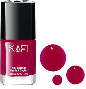 KAFI Premium Nail Polish- Long lasting, Non Toxic, High Shine, Vegan, 10-Free Formula, SalonPro - (Rasberry Pink) - My Fair Lady