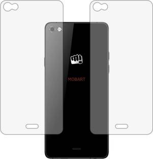 MOBART Back Screen Guard for MICROMAX Q450 (CANVAS SILVER 5) (Matte Finish)