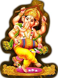 Decoration Stickers 48 cm Vinayaka Ganesha Self Adhesive Sticker