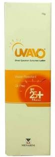 Uvavo Sunscreen - SPF 50 PA+++ Broad Spectrum Sunscreen Lotion SPF 25+ PA+++