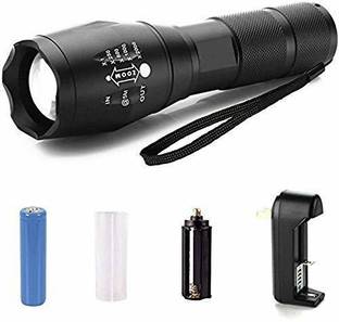 BLAGO Led torch light 5 modes Zoom torch with rechargeable battery Torch