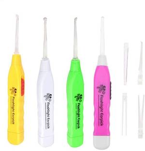 YTM Earpick With Flashlight Ear Wax Remover Child Safety Tweezer