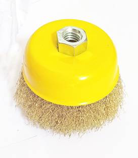 DUMDAAR new 1pc 3" Non-Twisted Cup Brush for Removing Rust,Paint for Polishing Strip Brush