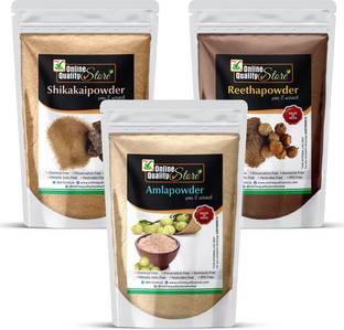 ऑनलाइन क्वालिटी स्टोर Reetha Amla Shikakai Powder for Hair_2700g