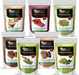 Online Quality Store Reetha + Amla + Shikakai + Bhringraj + Hibiscus + Mehandi + Indigo_700g