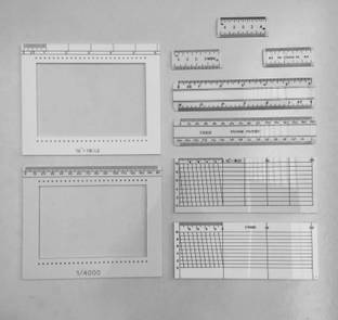 UEI PATWARI SCALE COMPLETE KIT WITH ACRE COMBS DIAGONAL SCALE & OTHER COMBO (9 ITEM) Height Gauge