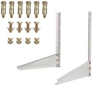 JOYNAA Heavy Duty Split Air Conditioner Outdoor Wall Mounting Bracket Ac out door stand 500mm x 160mm Shelf Bracket