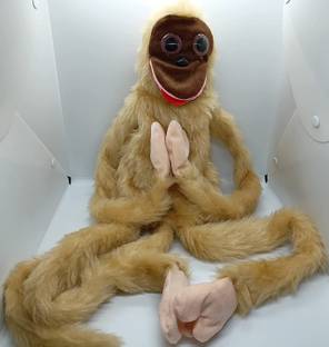 A SARKAR MAGIC WORLD Ventriloquism Talking Monkey Puppet (FAR Cloth) / Ventriloquist Monkey Doll 1 Magic Tricks