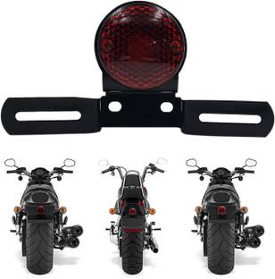 AXWee Motorcycle Brake Rear License Plate Bracket Tail Light 12V for Harley Davision Tail Light Motorbike LED for Harley Davidson (12 V, 5 W)
