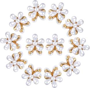 Myra Collection 12 Piece Korean Style Pearl Barrettes Women's Set Hairpin Hair Clip