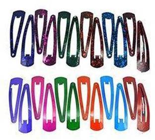 Myra Collection 24 Pcs Multicolor Tic Tac Clips Hair Pin Tic Tac Clip