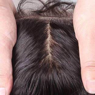 Gramercy Lace Closure Wavy 14" Black For Women & Girl Hair Extension