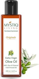 Mystiq Living Extra Virgin Olive Oil (Cold Pressed) For Skin & Hair Hair Oil