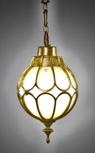 Prop It Up American Retro MILKY Glass Outdoor Chandelier Garden Balcony Aisle European Waterproof LED Outdoor Chandelier Golden ANTIUE Outdoor h/l (ART-319) AT/MLK Gate Light Outdoor Lamp