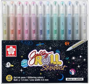 SAKURA Limited Edition Gelly Roll Stardust Gel Ink Pen Set - Bold Sparkling, Glittering Gel Pen