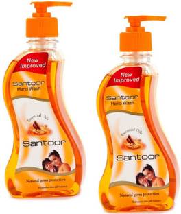 Santoor Handwash sandel Hand Wash Bottle
