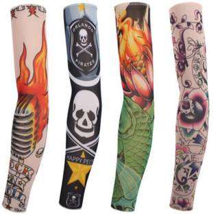 Nevyaonline Nylon Arm Sleeve For Boys With Tattoo