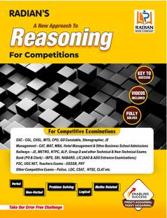 A New Approach To Reasoning Book for Competitive Exams (English Medium)