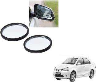 Autoinnovation 360° Convex Side Rear View Blind Spot Mirror for Toyota Etios Glass Car Mirror Cover