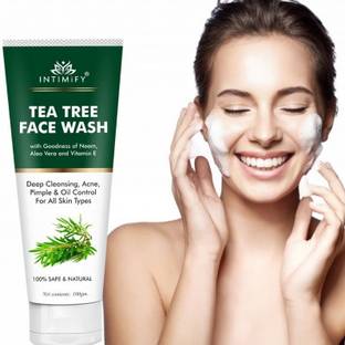 INTIMIFY Tea Tree , Face Pack, Face Serum,  For Oily Skin, For Acne Face Wash
